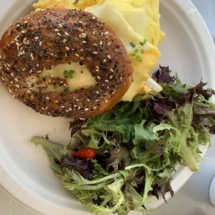 Cheese Bagel Sandwich