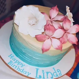 Delicious buttercream cake!