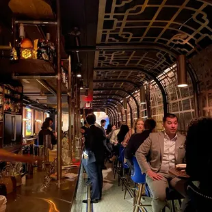 Interior of restaurant - standing room only