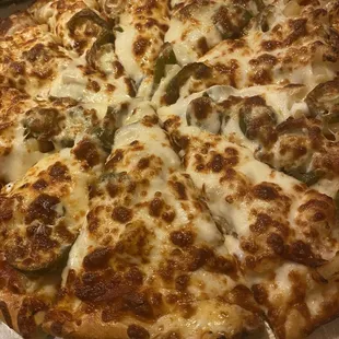 Sweet and spicy pizza