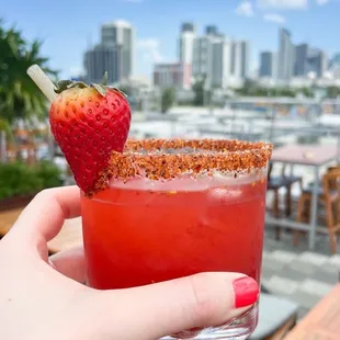 Strawberry Margarita |Instagram @restaurant_aholic