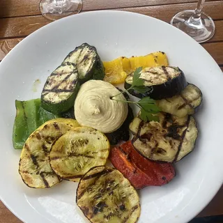 Grilled vegetarian plate