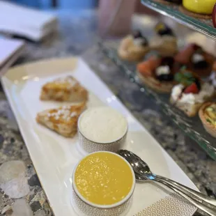 food, dough desserts, donuts