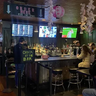 Bar area