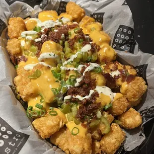 Loaded tater tots