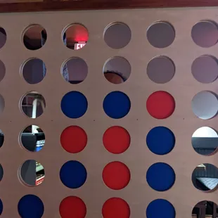 Giant connect four upstairs