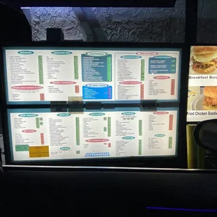 Menu as of 2/26/2022 - updated prices.