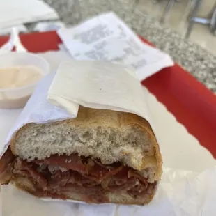 Pastrami sandwich