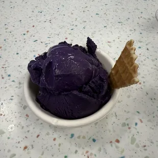 Ube ice cream