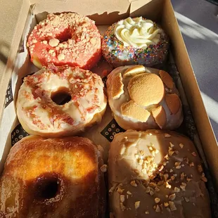 Half dozen doughnuts