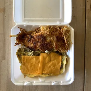 An embarrassingly bad omelette whose creator should commit Seppuku over.