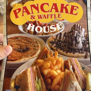 Menu cover