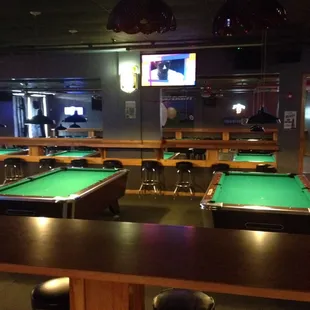 billiards and pool tables