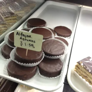 Chocolate cookie sandwich with caramel filling. Need I say more?