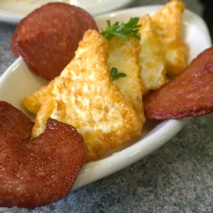 Chicken Fried Cheese yeah baby and Dominican Sausage outrageous moist delicious