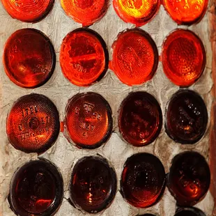 Beer-bottle door frame