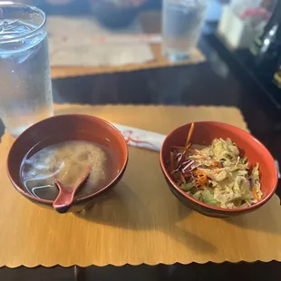 Miso soup / salad