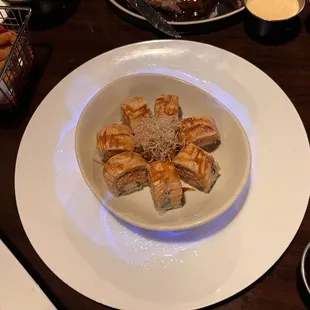 Flaming sushi