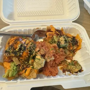 Spicy Tuna Nachos...... delicious