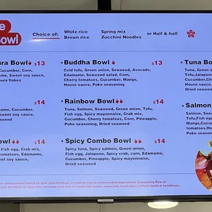 Signature Poke Bowls