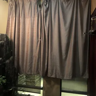 Wow. Look at these curtains.