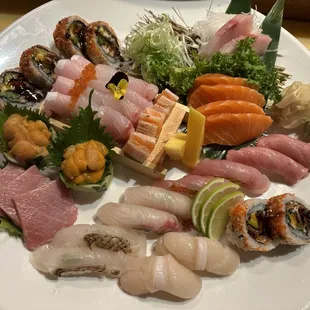 Sushi sashimi a la carte