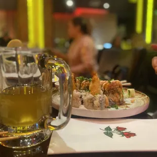 Angry Lobster Roll, yuzu beer