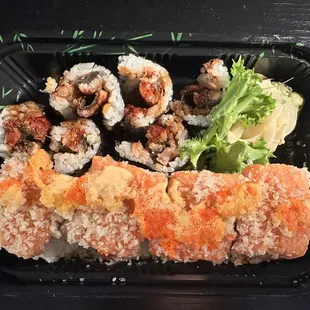 Spicy Girl Roll, eel roll