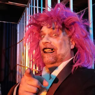 This guy is the owner and he's hilarious, scary and very fun!