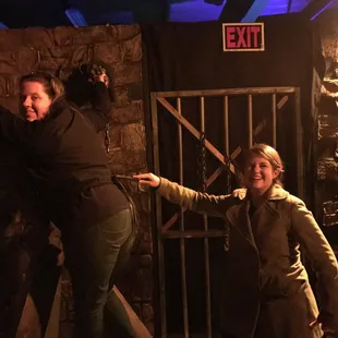 They make you part of the show. This scene was more fun than scary