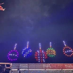 fireworks in the sky