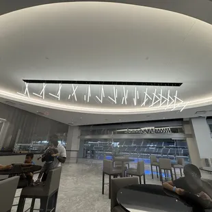 football interior design lighting