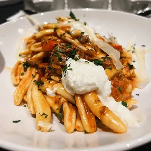 a plate of pasta