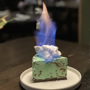 Flaming peppermint Pattie