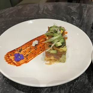 Tuna and Avocado Small Plate