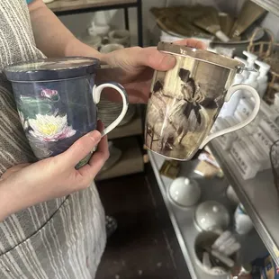 Loose leaf tea mug options