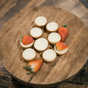 Mini New York style cheesecake