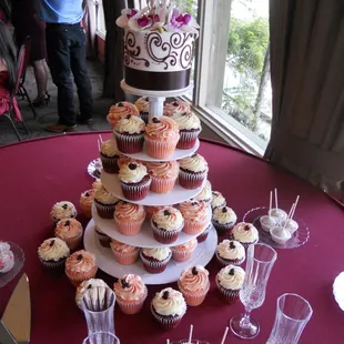 Cake and Cupcakes by A Sweet Design
