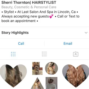 Sherri Thornton is a newer hairstylist in the lincoln area! She is Deva Curl Inspired stylist, loves to do color and special occasion hair!