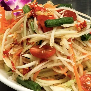 Papaya Salad ask for Spicy