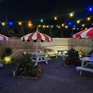 Nice little outdoor seating area