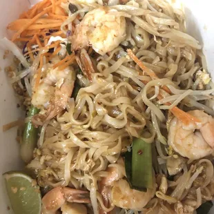 #44. Prawn Pad Thai- three stars, wish it had more sauce, but still good