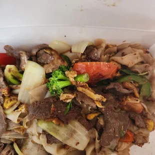 Beef Pad See Ew.