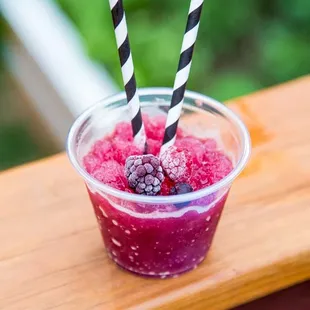 Stop by to enjoy a wine slushy! (May-September).