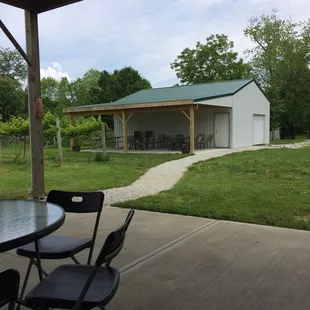 outside