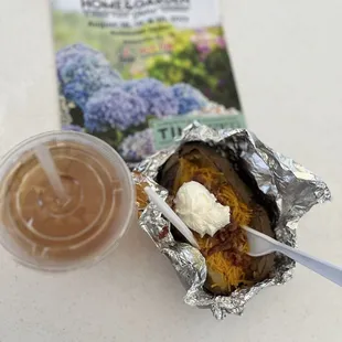 Baked potato, Arnold Palmer