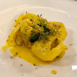 Butternut squash &amp; chanterelle tortellini