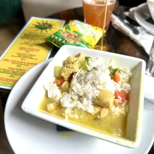 Chicken Curry - they try