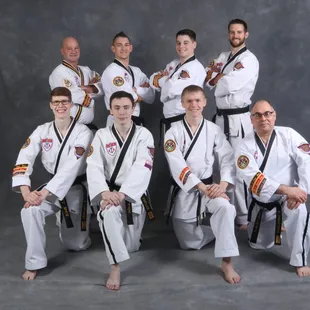 8 Nationally Certified Instructors at Powell ATA Black Belt Academy.
