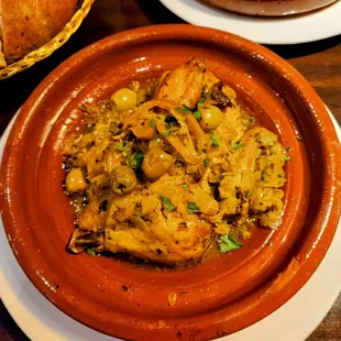 Lemon chicken tagine